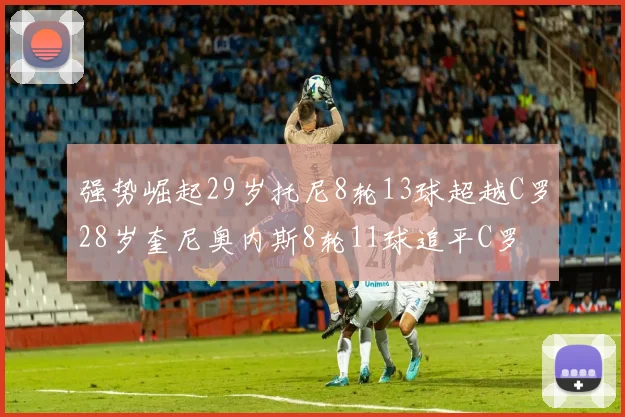 强势崛起29岁托尼8轮13球超越C罗28岁奎尼奥内斯8轮11球追平C罗